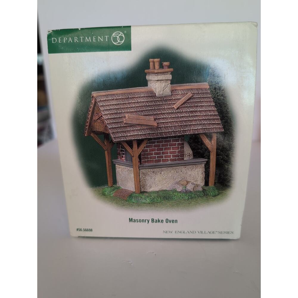 Dept 56 Masonry Bake Oven New England Heritage Village Collection 56698 2003